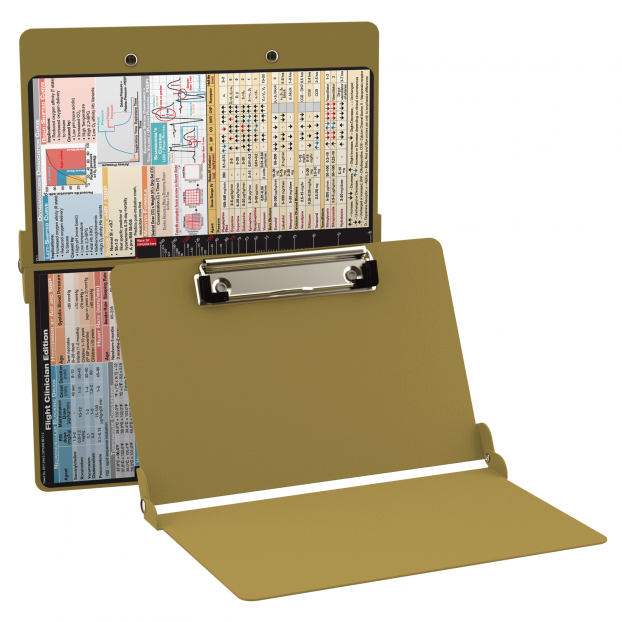 WhiteCoat Clipboard® - Tactical Brown Flight Medic Edition